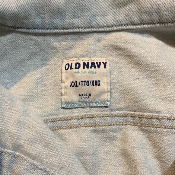 Ladies Old Navy Jean Vest - Picture 4 of 8